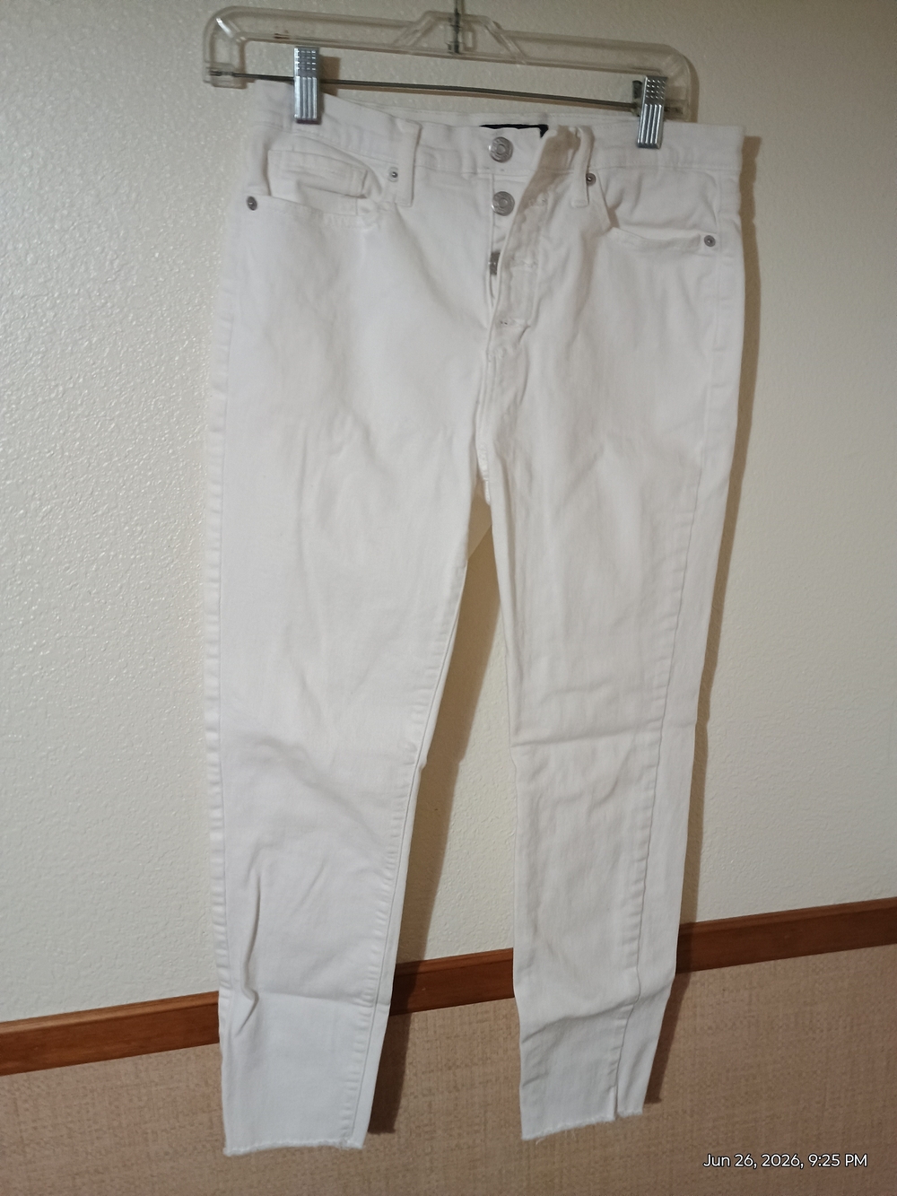 Banana Republic White Skinny Jeans